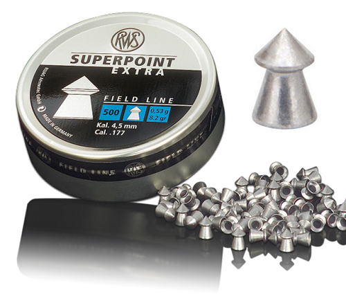 RWS 300 Count SUPER POINT EXTRA Pointed 4.5mm .177 Caliber Pellets GERMANY 