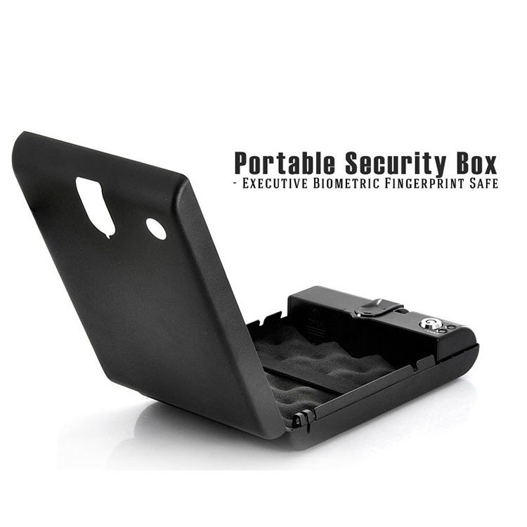 Handgun Safe Vault Security Pistol & Revolver Safety Case With