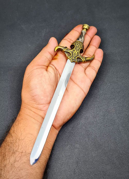 Classic Medieval Letter Opener Sword With Stand Gizmoway