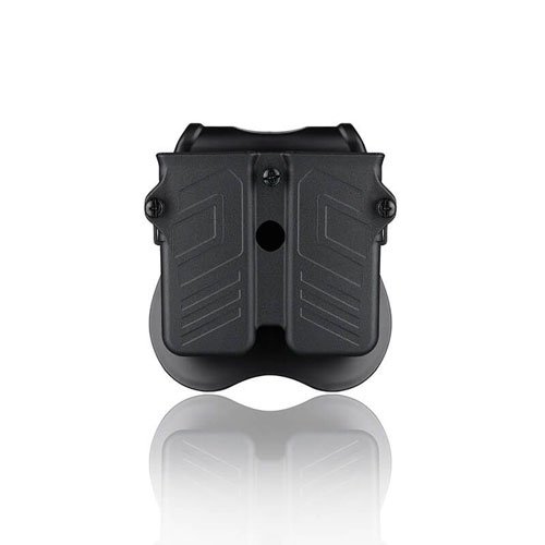 Cytac Univesal Double Magazine Pouch with belt loop Fits Universal 9MM
